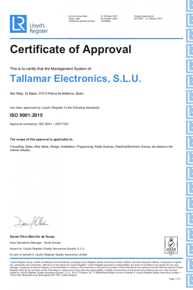 00017291-QMS-ENGUS-UKAS LLOYDS APPROVAL ISO9001